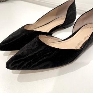 Marc Fisher Velvet Flats, 8.5